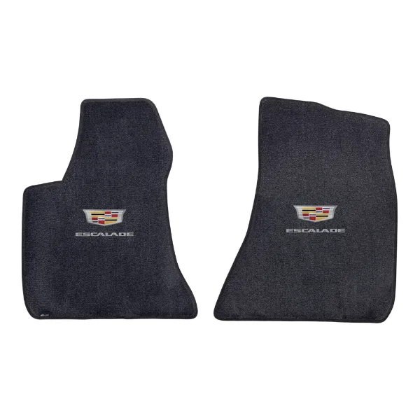 600639 – COVERCRAFT Floor Mat, Ebony Direct-Fit Cadillac Logo With Escalade Text Nylon Pile Carpet Textured Non-Slip ...